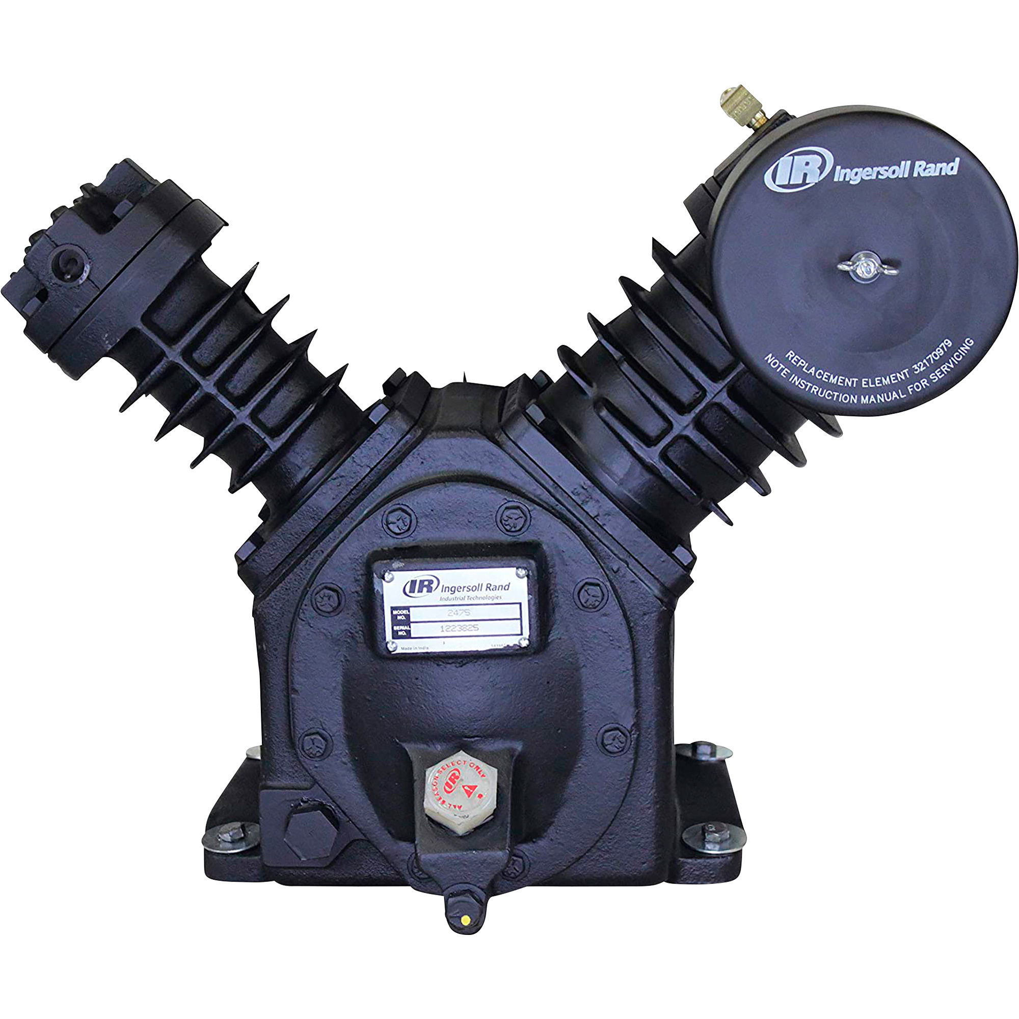 Ingersoll Rand Type 30 Air Compressor Pump, Two-Stage, 5-7.5 HP, Model# 2475